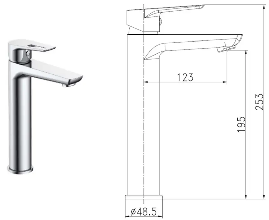 romstal 44KR0045 Sink Faucets Sink Faucet