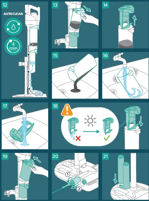 PHILIPS XW9385 AquaTrio Cordless Wet and Dry Vacuum-fig-8
