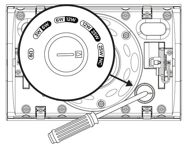 BOSE PROFESSIONAL DesignMax DM3SE Surface Mount Loudspeaker - Loudspeaker Settings