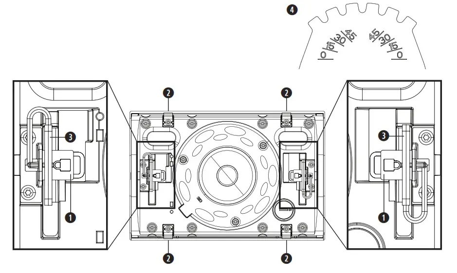 BOSE PROFESSIONAL DesignMax DM3SE Surface Mount Loudspeaker - loudspeaker angle