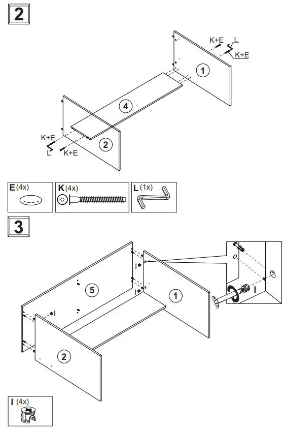 NOVA B35 Madrid Desk with 2 Drawers White Instructions - How to use