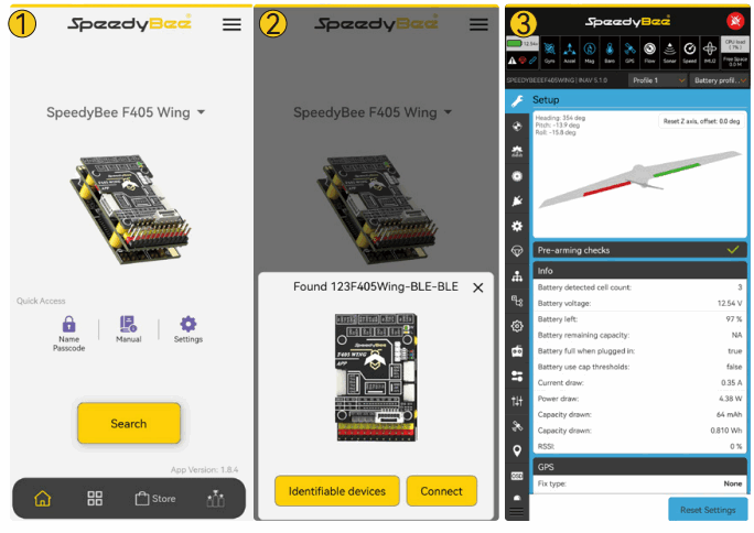 SpeedyBee F405 Fixed Wing Flight Controller - Fig13