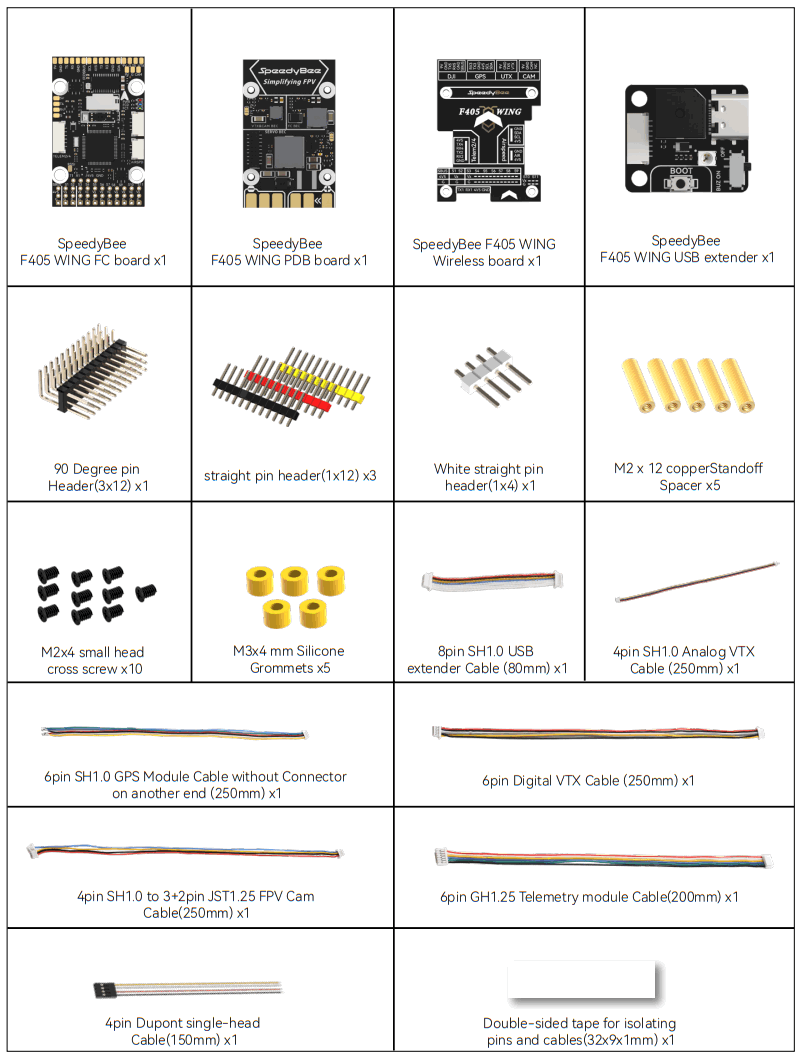 SpeedyBee F405 Fixed Wing Flight Controller - Fig14
