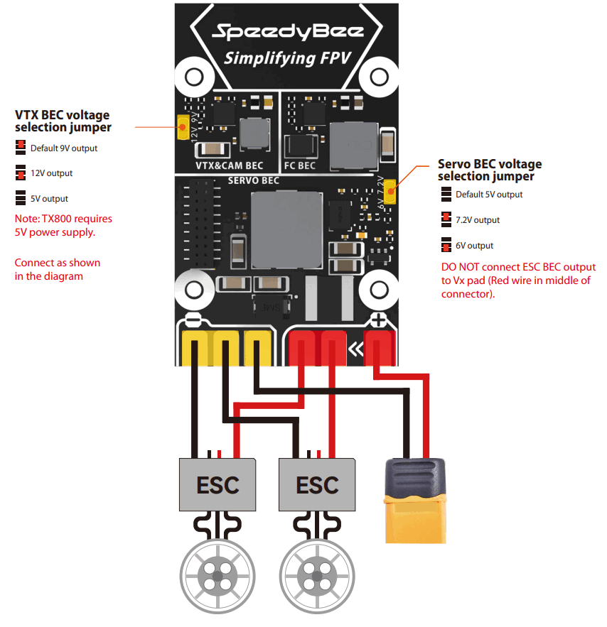 SpeedyBee F405 Fixed Wing Flight Controller - Fig6
