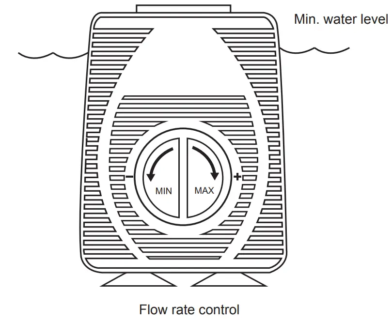 Glitzhome 2007300050 Oversized Black Outdoor Ceramic Pot Fountain - ASSEMBLY 2