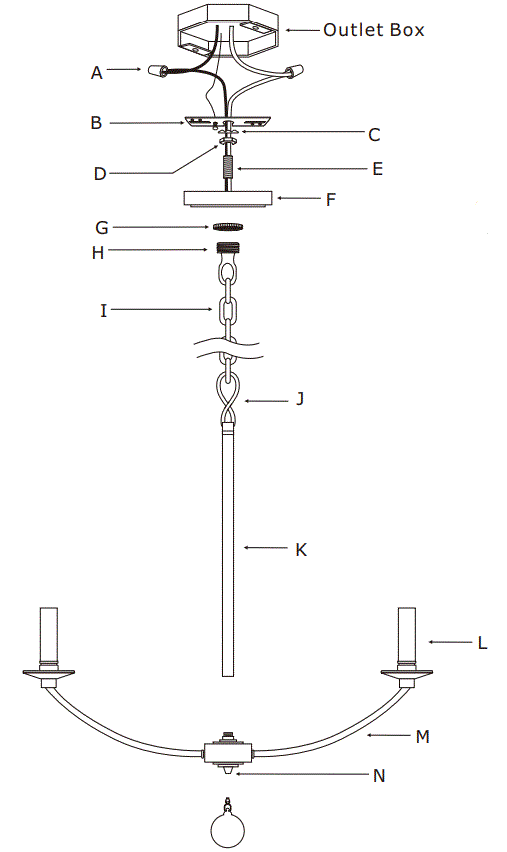 CRYSTORAMA MIL-8005-BK Mila 5 Light Black Chandelier-FIG5