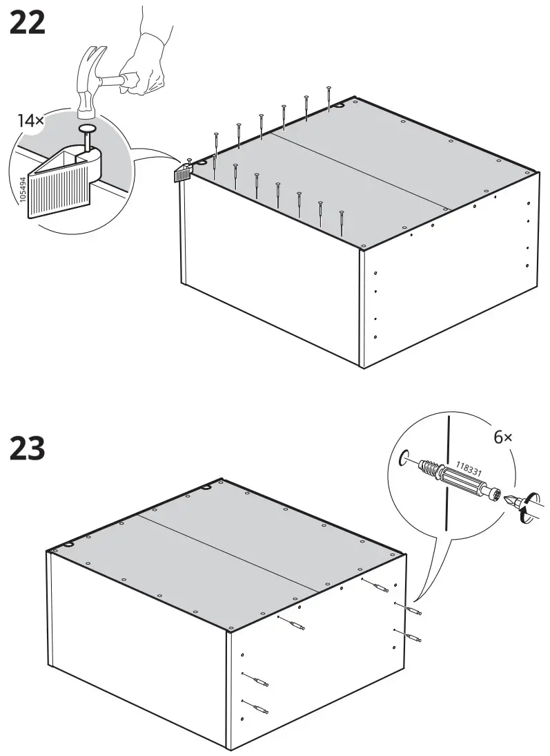 IKEA 005.422.91 FLUBERG Storage Unit with Legs - fig 14