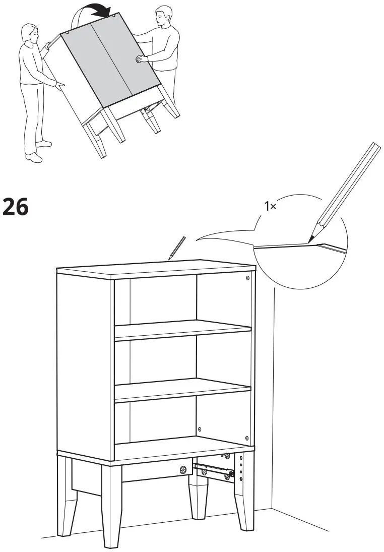 IKEA 005.422.91 FLUBERG Storage Unit with Legs - fig 16