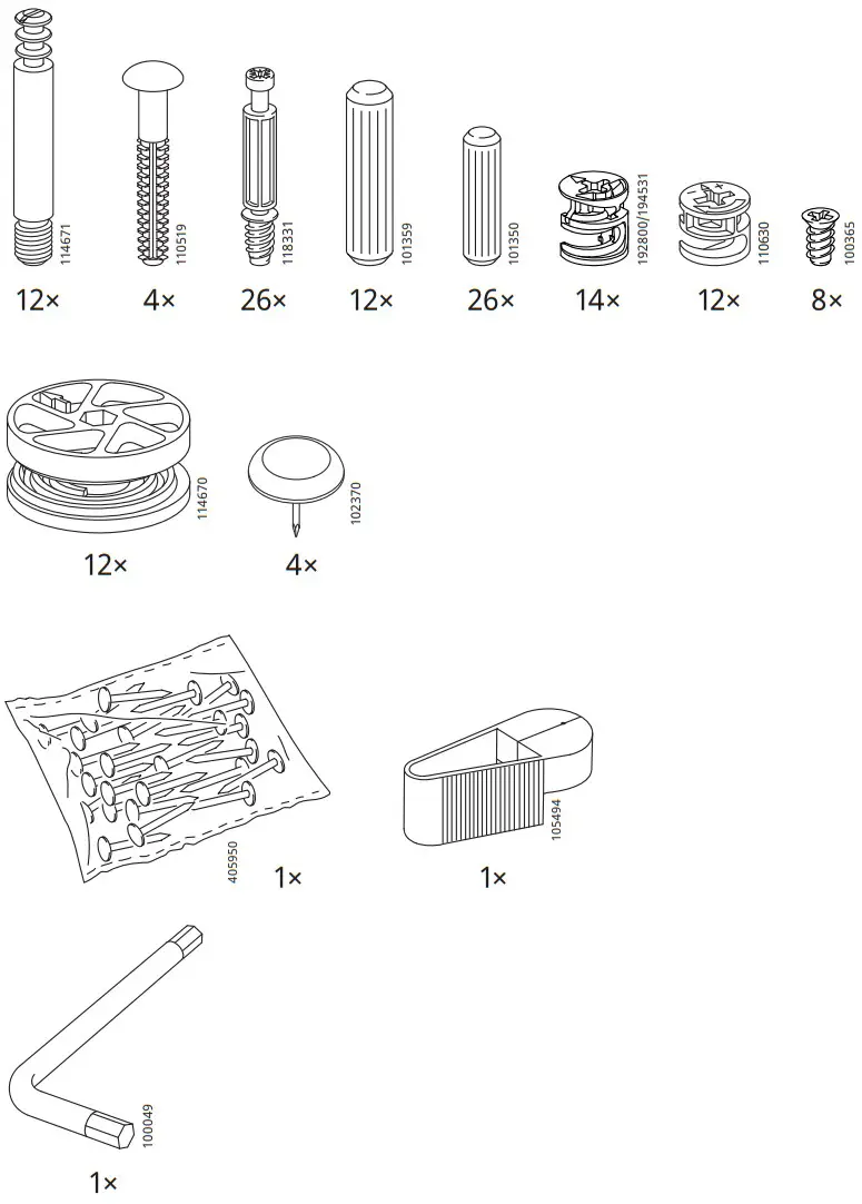 IKEA 005.422.91 FLUBERG Storage Unit with Legs - fig 2