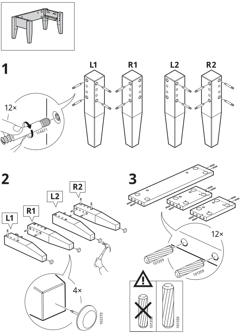 IKEA 005.422.91 FLUBERG Storage Unit with Legs - fig 4