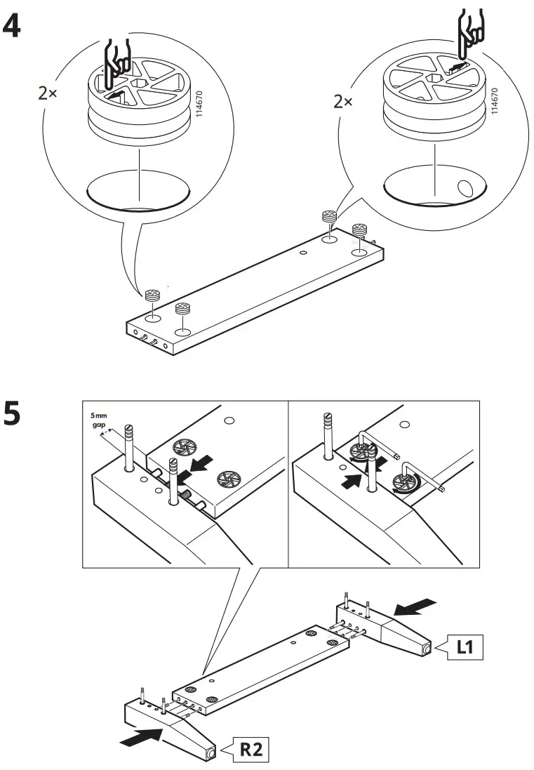 IKEA 005.422.91 FLUBERG Storage Unit with Legs - fig 5