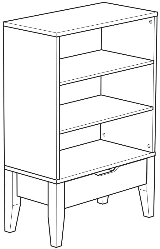 IKEA 005.422.91 FLUBERG Storage Unit with Legs