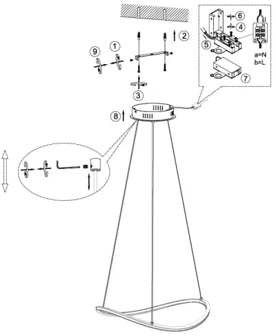 FABAS-LUCE-3711-41-102-TIRRENO-Pendant-LED-Chandelier-with-Wire-fig-1