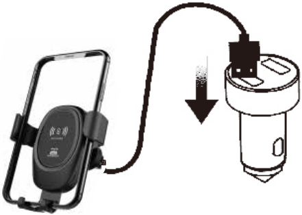 LECTRO VL-WCC Wireless Car Charger A5