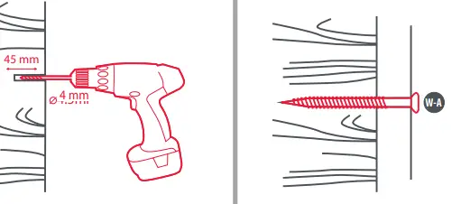 ONE FOR ALL WM4221 Solid Tilting TV Wall Mount B2b