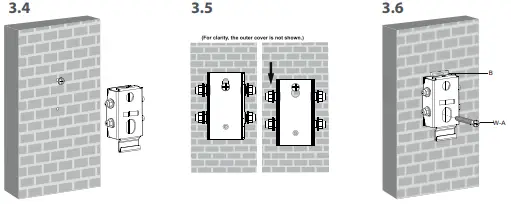 ONE FOR ALL WM4221 Solid Tilting TV Wall Mount B3b