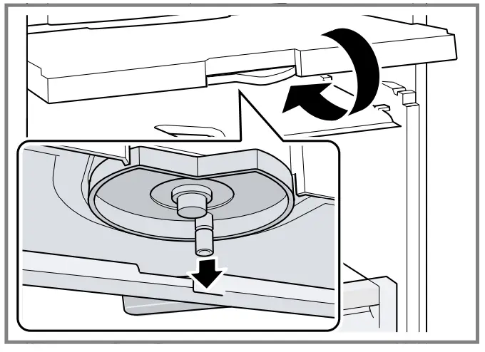 SIEMENS KI41F Refrigerator - Removing the shelf5