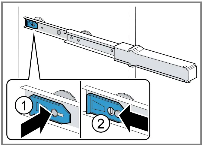 SIEMENS KI41F Refrigerator - telescopic rails 4