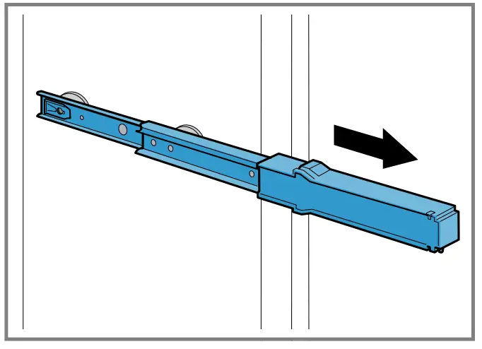 SIEMENS KI41F Refrigerator - telescopic rails