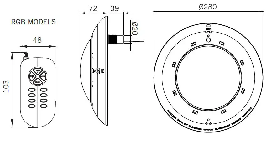 Fluidra Espa a 74941 Flat Underwater Projector-FIG-8
