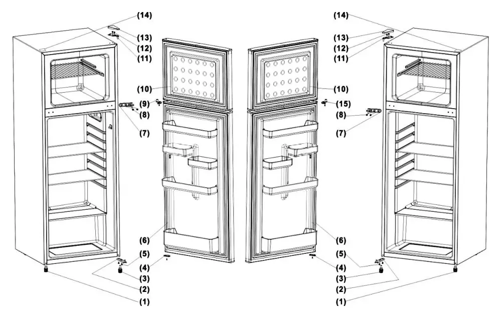 FRIGIDAIRE EFR753-PLATINUM, EFR753-PLATINUM-6COM Refrigerator - parts 3
