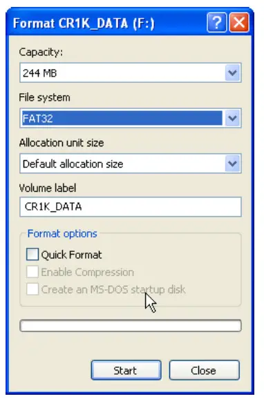 Campbell CFM100 Control Unit CompactFlash - fig 3