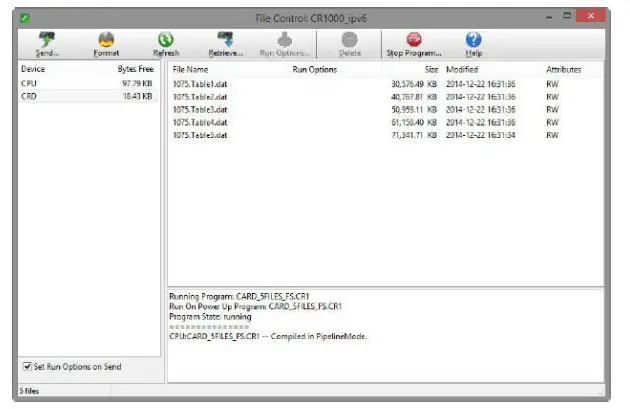 Campbell CFM100 Control Unit CompactFlash - fig 4