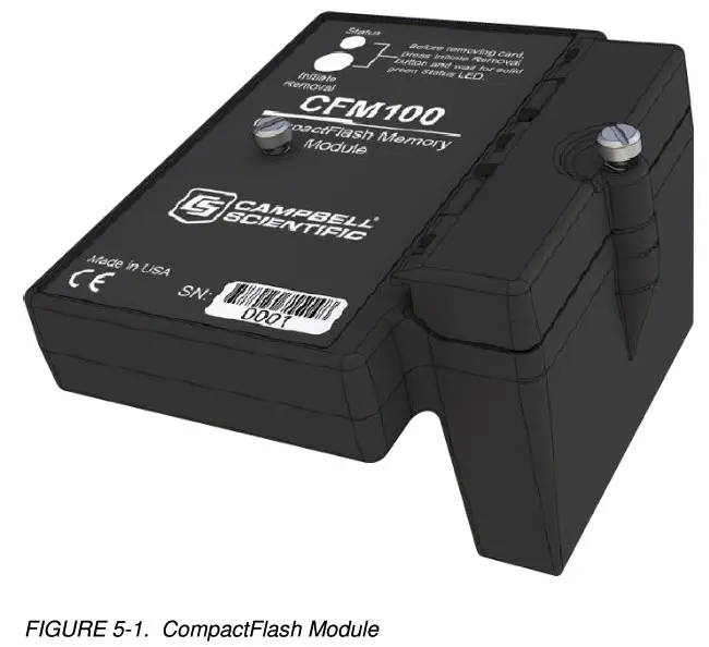 Campbell CFM100 Control Unit CompactFlash - fig