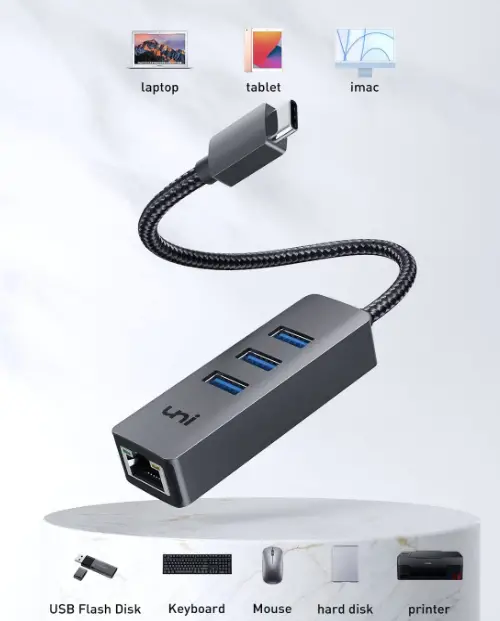 Uni-EHUB01-USB-C-to-Ethernet-Adapter-fig-3