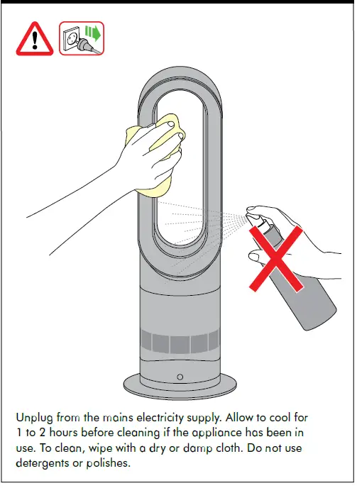 Dyson Hot And Cool AM09 Fan Heater Operating Manual-fig-15
