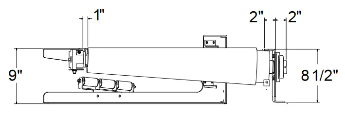 HYTROL SBC Belt Conveyor Curve - Ceiling Hanger Installation4