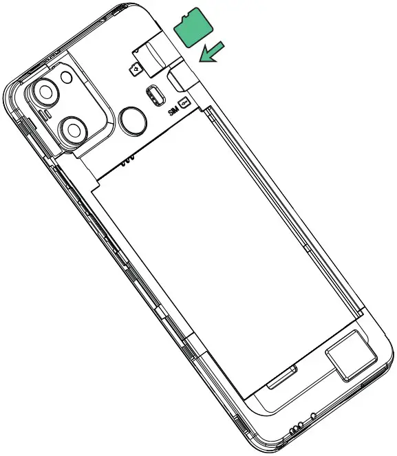 Vortex HD65 Mobile Phone - Memory Card