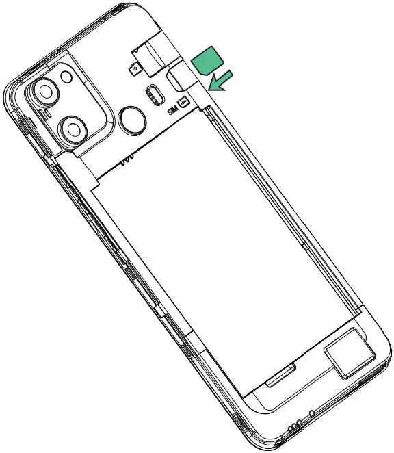 Vortex HD65 Mobile Phone - SIM Card