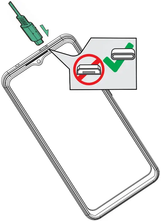 Vortex HD65 Mobile Phone - USB