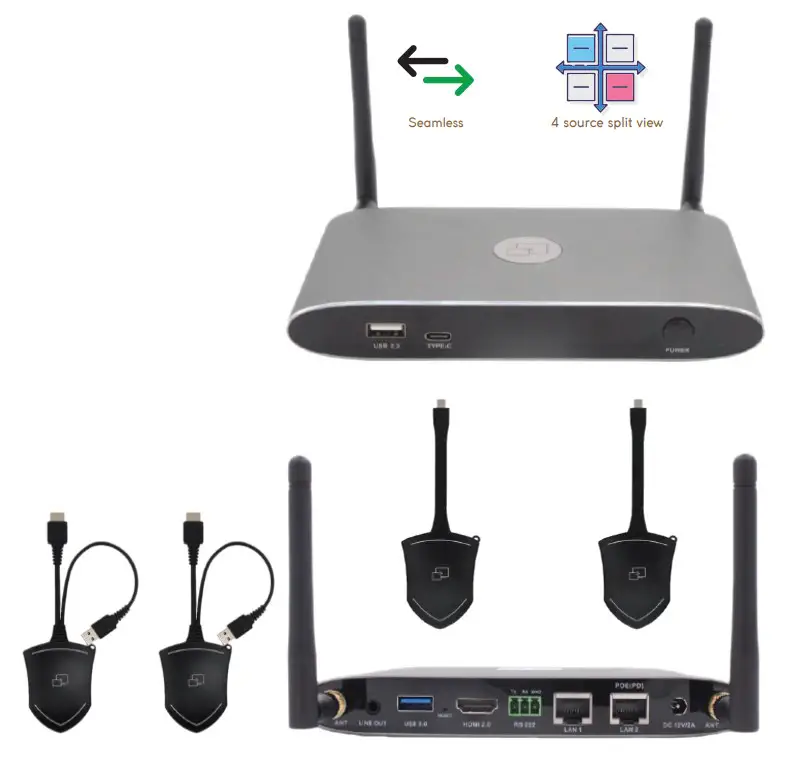 ANGUSTOS AWP-4T1S Wireless Presentation Switch - fig 1