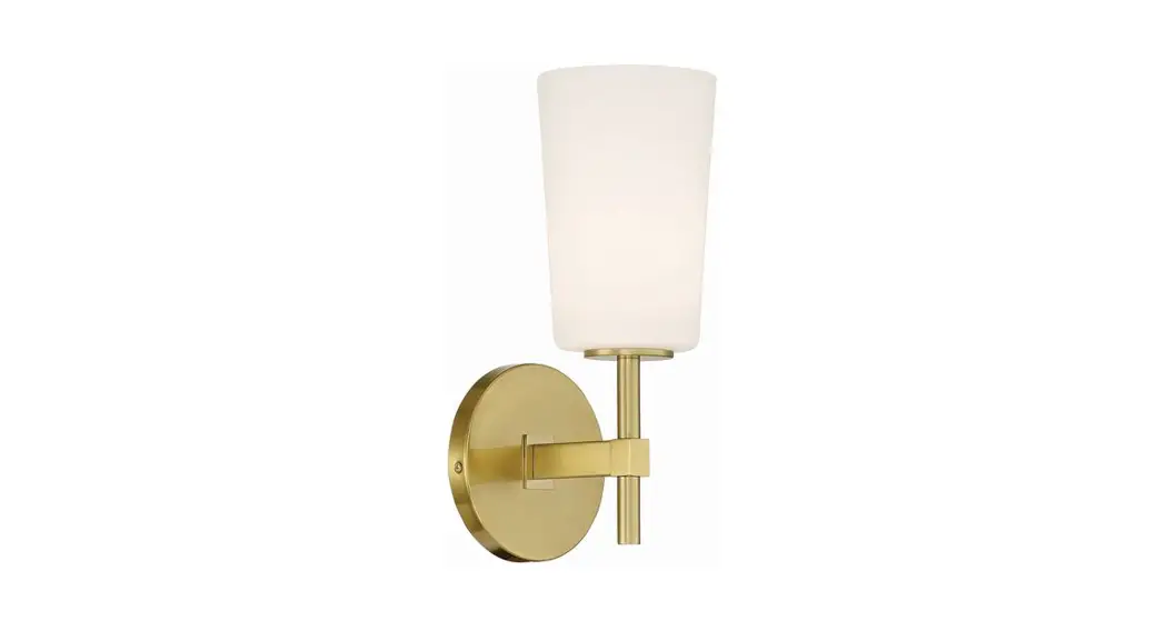 Crystorama Col-101-ag Colton 1-light Aged Brass Wall Sconce Instruction Manual