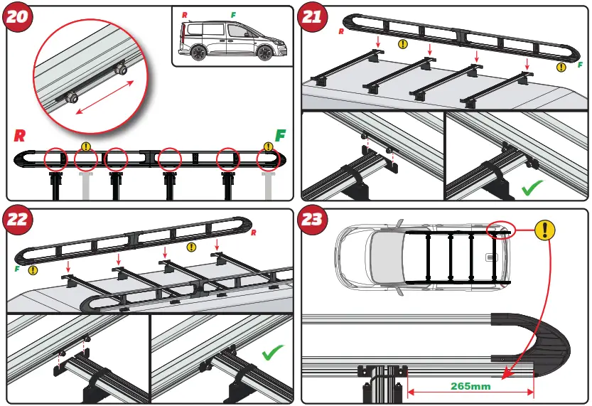 VAN GUARD ULTI Rack+ Roof Rack - Figure10