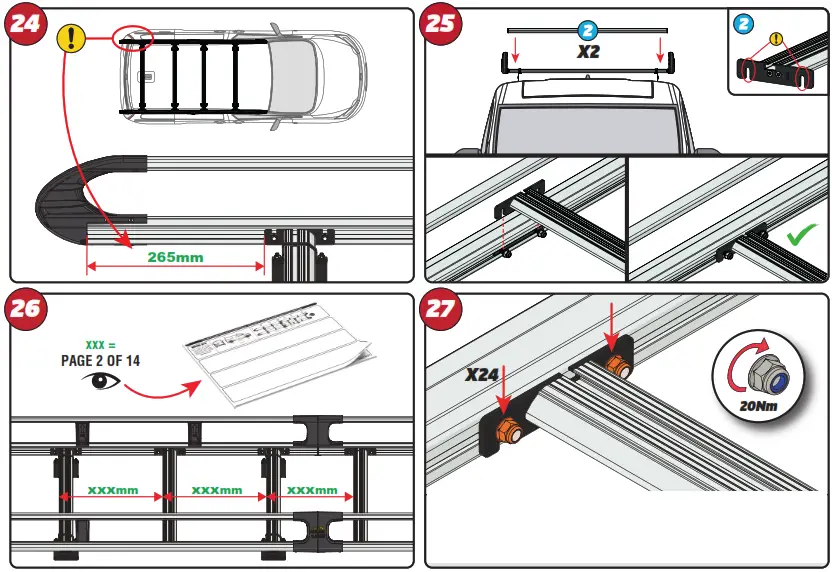 VAN GUARD ULTI Rack+ Roof Rack - Figure11