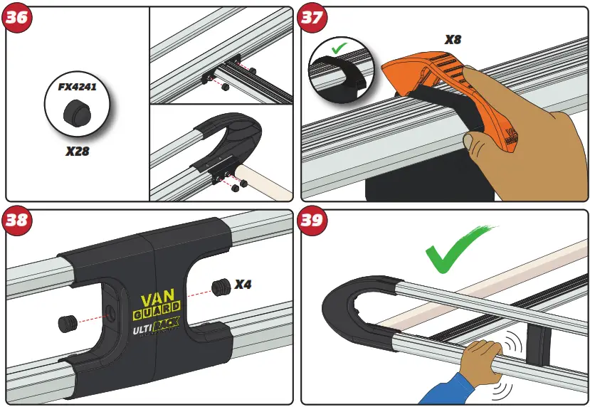 VAN GUARD ULTI Rack+ Roof Rack - Figure14