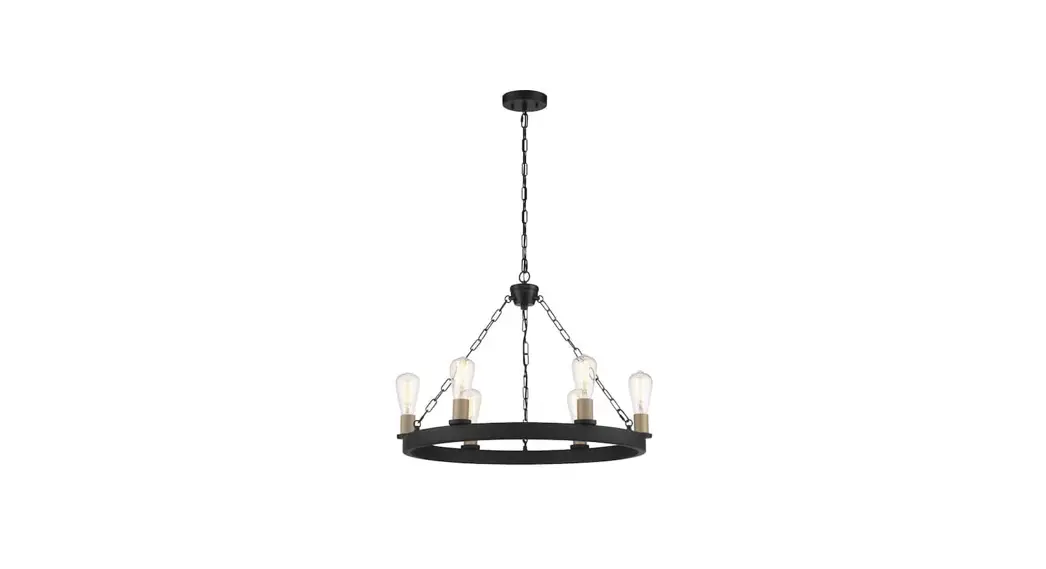 Youkain Hdlp-10557bkbd 6 Light Matte Black And Muted Brass Chandelier Instruction Manual Youkain Hdlp-10557bkbd 6 Light Matte Black And Muted Brass Chandelier Instruction Manual