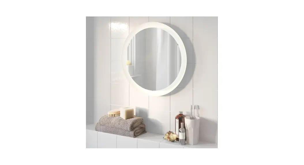 Ikea 502.481.26 Storjorm Mirror With Integrated Lighting Instructions