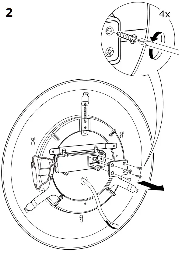 IKEA 502.481.26 STORJORM Mirror with Integrated Lighting - Fig 2