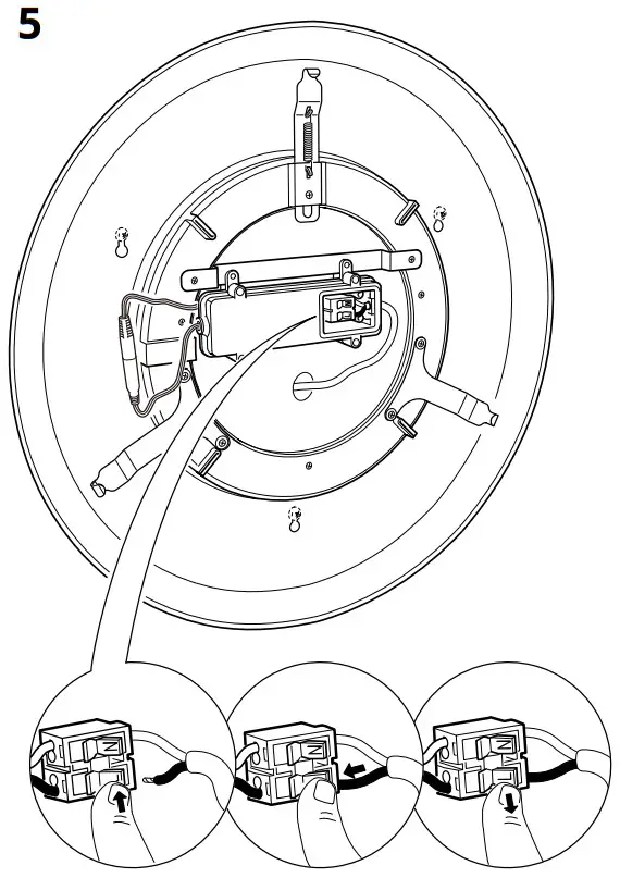IKEA 502.481.26 STORJORM Mirror with Integrated Lighting - Fig 5