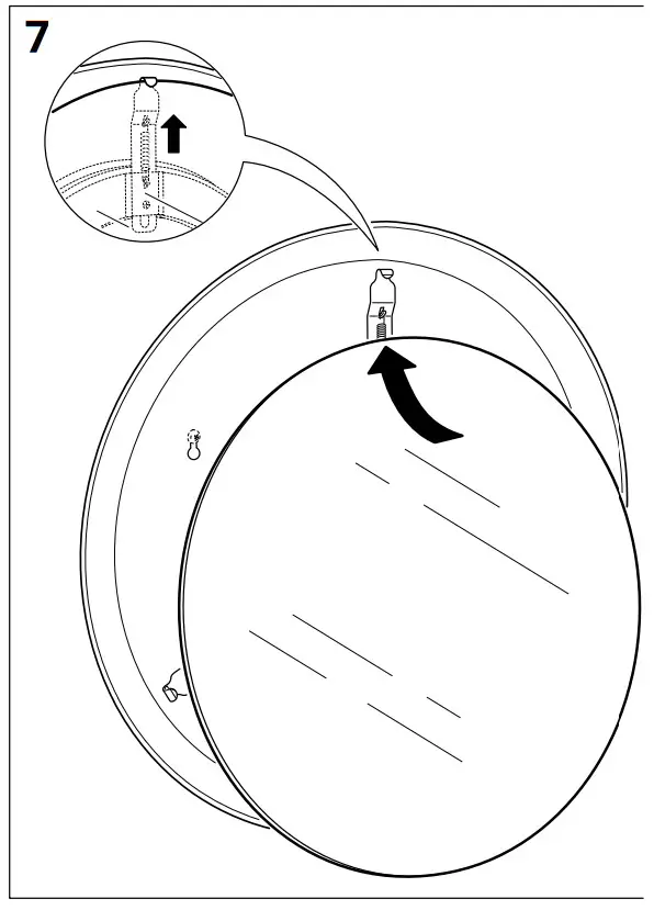IKEA 502.481.26 STORJORM Mirror with Integrated Lighting - Fig 7