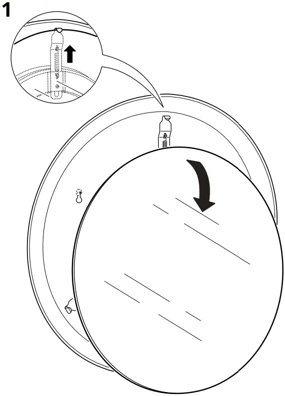 IKEA 502.481.26 STORJORM Mirror with Integrated Lighting - Fig 9