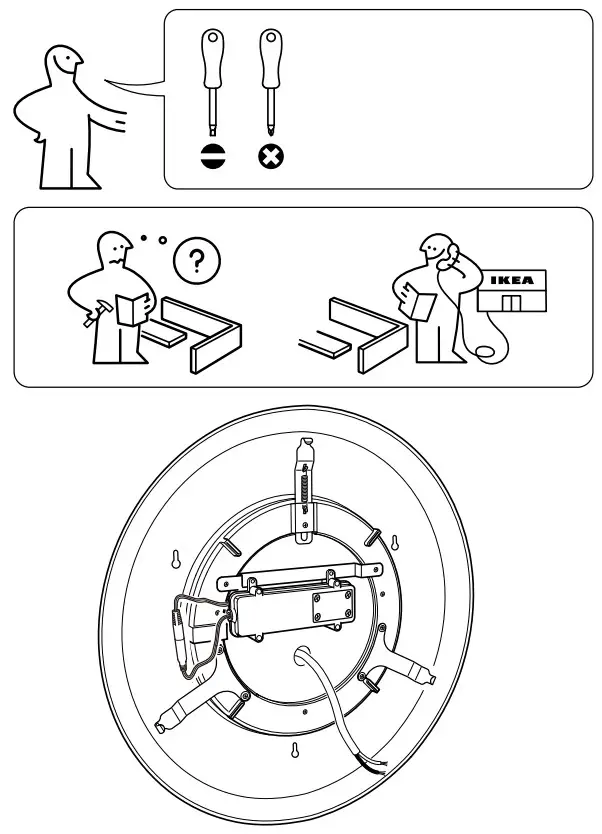 IKEA 502.481.26 STORJORM Mirror with Integrated Lighting - Fig