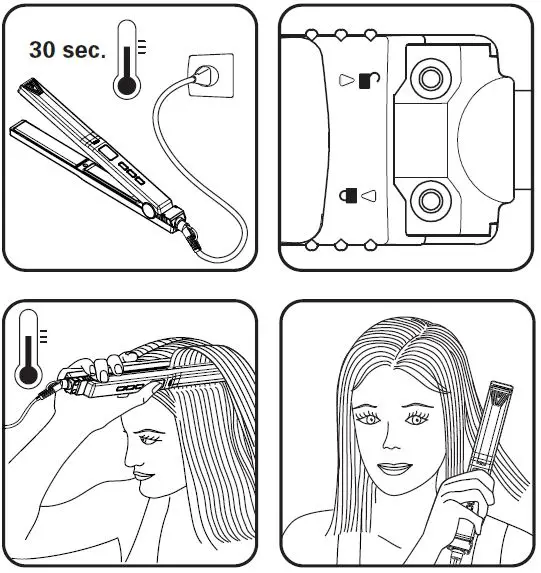 Rowenta-Digital-CF7161F0-Hair-Straightener-fig-2