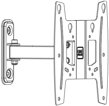 ONE FOR ALL WM4241 Solid Turn TV Wall Mount A1