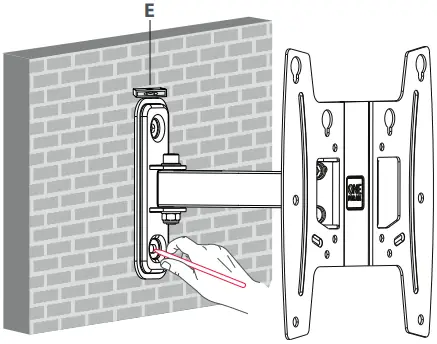 ONE FOR ALL WM4241 Solid Turn TV Wall Mount B1