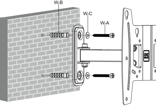 ONE FOR ALL WM4241 Solid Turn TV Wall Mount B3